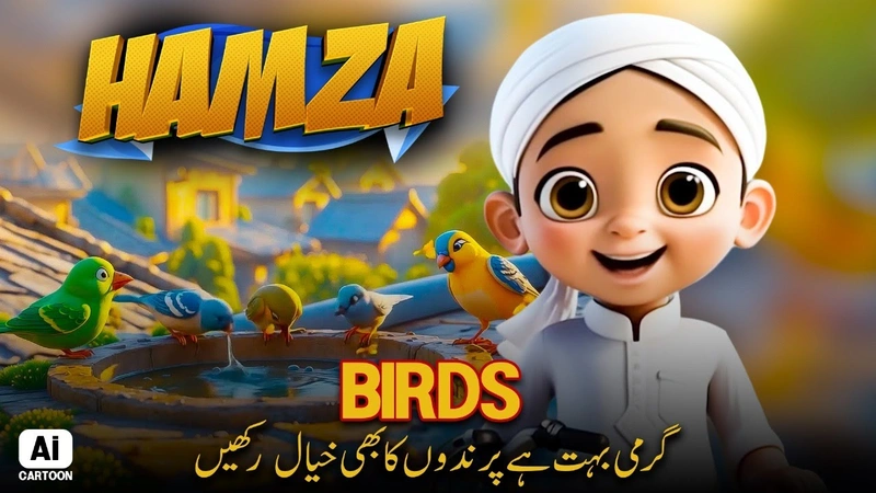 BIRDS | Parinday | Hamza Cartoon Series | AI Cartoon Video | Madani Channel Program